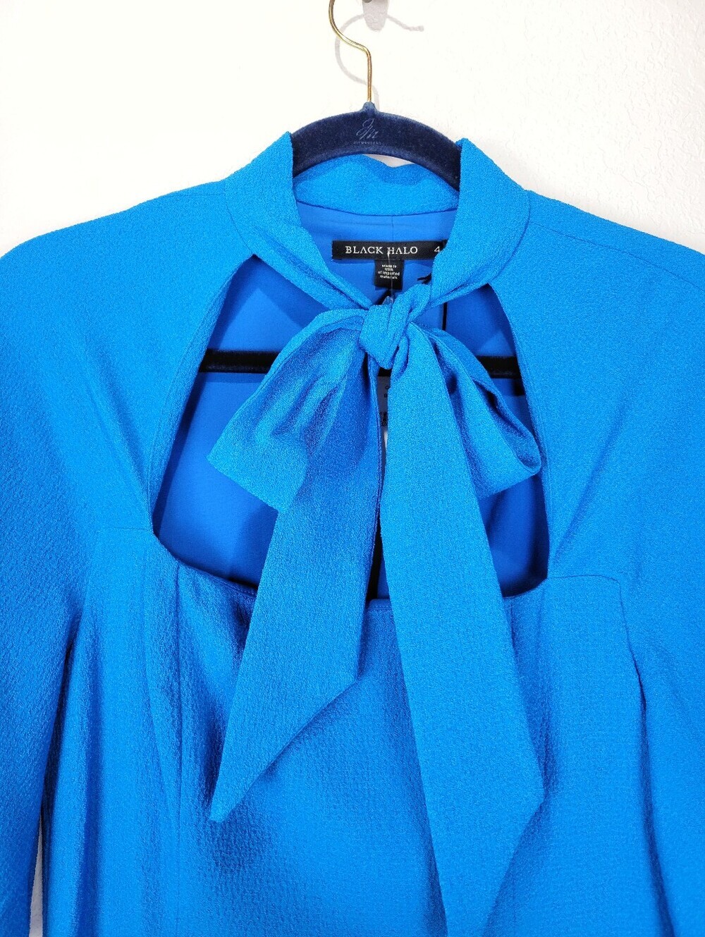 NWT Black Halo Coralia Breezy Blue A-Line Dress Size 4 - Picture 5 of 14